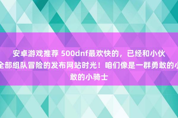 安卓游戏推荐 500dnf最欢快的，已经和小伙伴们全部组队冒险的发布网站时光！咱们像是一群勇敢的小骑士